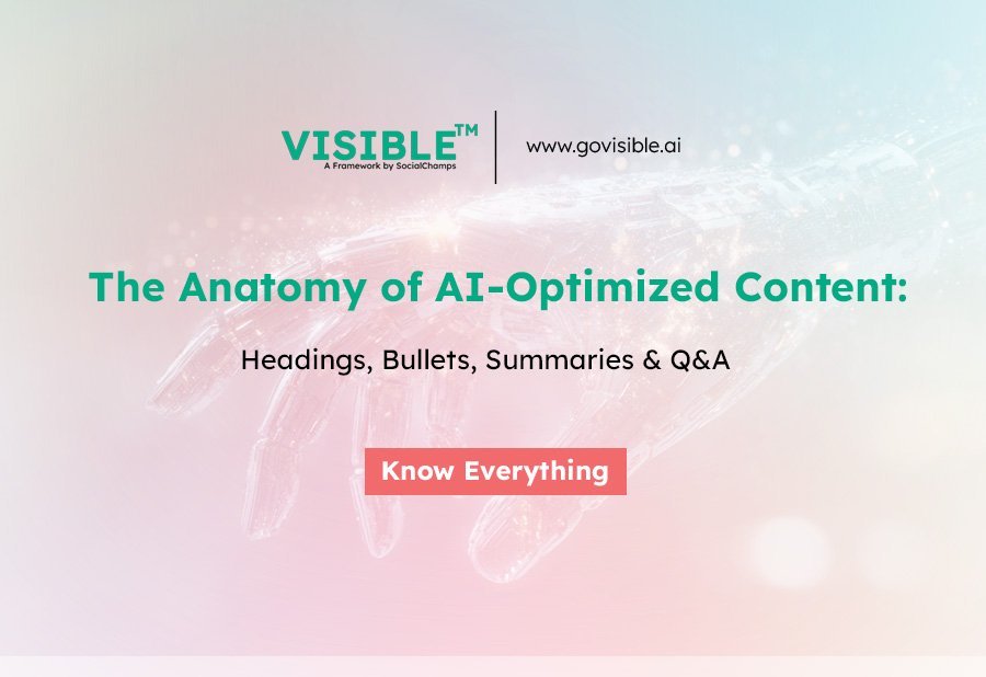 The Anatomy of AI-Optimized Content: Headings, Bullets, Summaries & Q&A