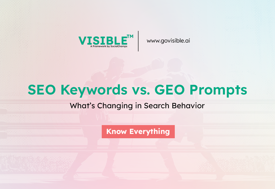 SEO Keywords vs. GEO Prompts