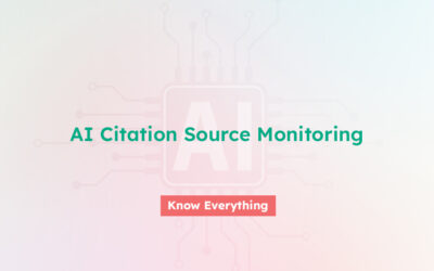 AI Citation Source Monitoring: How Brands Track Which Pages AI Engines Use to Describe Them